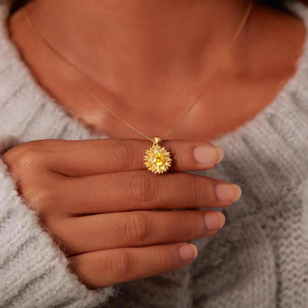 SUNFLOWER NECKLACE