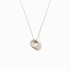 GRANDMOM & GRANDDAUGHTER FOREVER LINKED CIRCLE NECKLACE