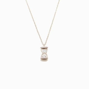 EVERY SECOND EVERY MINUTE HOURGLASS NECKLACE