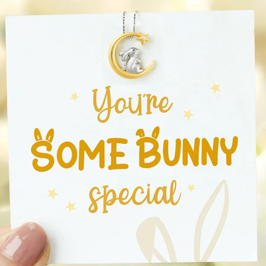 YOU'RE SOME BUNNY SPECIAL BUNNY NECKLACE