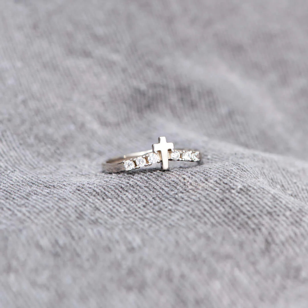 STORMS OF LIFE CROSS ARCH RING