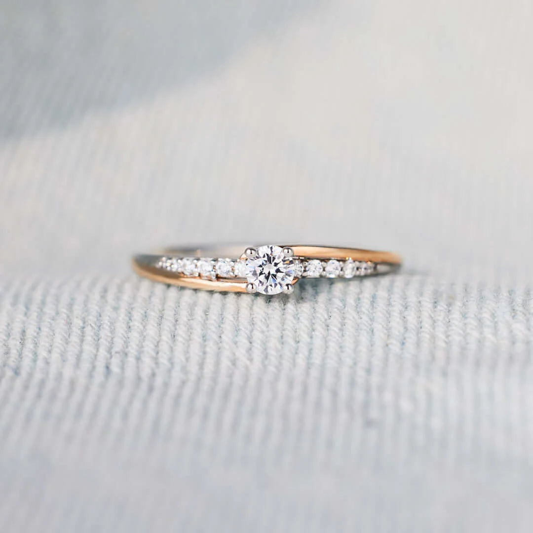 ALWAYS WITH YOU ROUND-CUT ACCENT RING